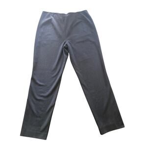 J. Jill Pure Ponte Black Pull-On Dress pants Women's Large Stretch Straight Leg